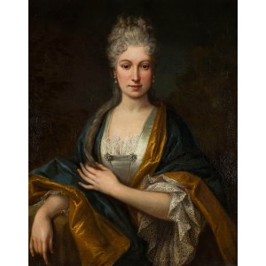 MN - French School (18th century), Portrait of an aristocratic woman