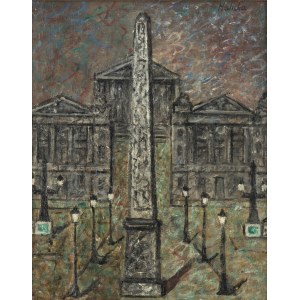 Alicja Halicka (1894 Krakow- 1975 Paris), Place de la Concorde in Paris