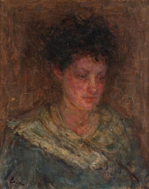 Eugeniusz Eibisch (1896 Lublin - 1987 Warszawa), Portret młodej kobiety