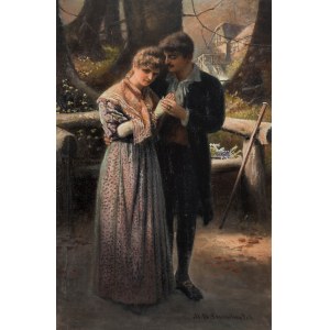 Maximilian Bernhard Sturmhoefel (1853 Danzig - 1913 there), Courtship