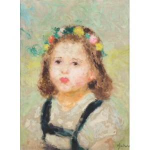 Mieszko Jabłoński (1892 Lublin - 1965 Krakau), Porträt eines Mädchens
