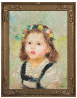 Mieszko Jabłoński (1892 Lublin - 1965 Kraków), Portret dziewczynki