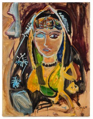 Ludwik Klimek (1912 Skoczów - 1992 Nicea), Portret dziewczyny