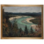 Elisabeth Schmook (1872 Breslau - 1940 München), Landschaft mit Fluss