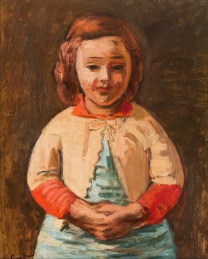 Zygmunt Landau (1898 Łódź - 1962 Tel Aviv), Portret dziewczynki