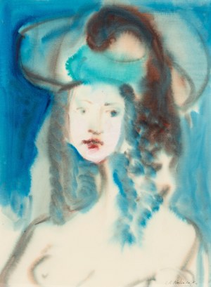 Jan Naliwajko (ur. 1938), Kobieta w kapeluszu