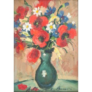 Anna Maślakiewicz-Brzozowska (1912-1986), Bouquet of field flowers