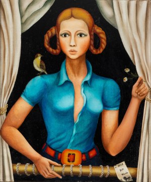 Wanda Macedońska-Zalewska (1929 Lwów - 2013), Portret Julii, 1972