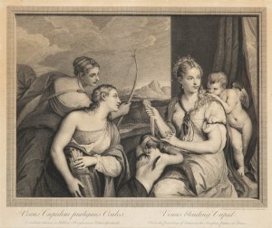 Robert Strange (1721-1792), Wenus zawiązująca oczy Amorowi, 1769 r.
