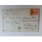POCZTÓWKA MALARSTWO TYPY LUDOWE, STROJE LUDOWE PRZEDWOJENNA, ZNACZEK