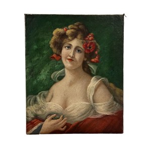 ANONIMO, Allegory of a woman with flowers in her hair