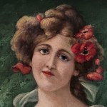ANONIMO, Allegory of a woman with flowers in her hair