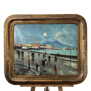 ANONIMO, View of Naples by moonlight