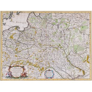 MAPA POLSKI, Guillaume de Lisle, Paryż, 1702