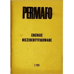 PERMAFO, Énergies non identifiées (livret), Wrocław 1981