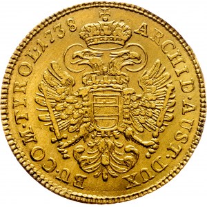 Charles VI., 1 Dukat 1738, Vienna, UNIQUE?