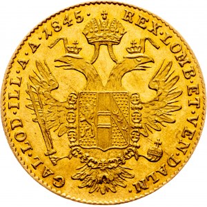 Ferdinand V., 1 Dukat 1845, E