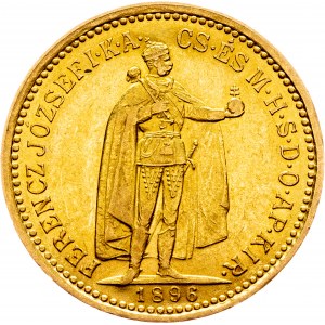 Franz Joseph I., 10 Korona 1896, KB