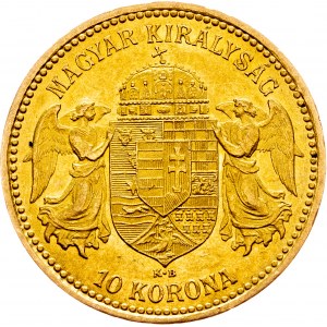 Franz Joseph I., 10 Korona 1896, KB
