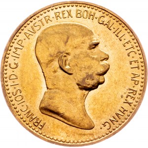 Franz Joseph I., 10 Kronen 1848-1908, Vienna