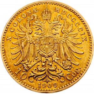 Franz Joseph I., 10 Kronen 1909, Vienna