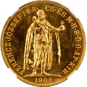 Franz Joseph I., 100 Korona 1908, KB, Kremnitz