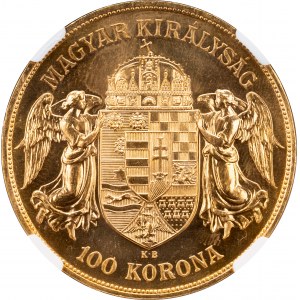 Franz Joseph I., 100 Korona 1908, KB, Kremnitz