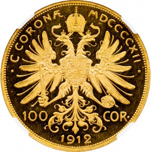 Franz Joseph I., 100 Kronen 1912, Vienna