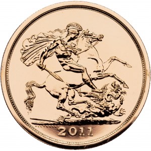 Elizabeth II., 5 Sovereigns 2011, Llantrisant