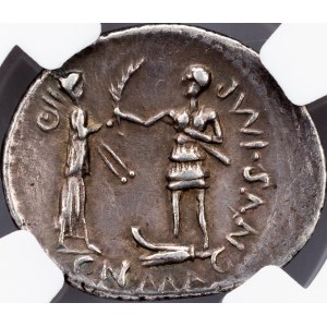 Cnaeus Pompeius Junior, Denar 46-45 BC