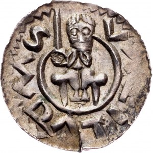 Vratislaus II., Denar 1061-1085, Prague