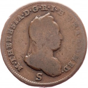 Duchy of Milan, Maria Theresia, 1 Soldo 1777, S