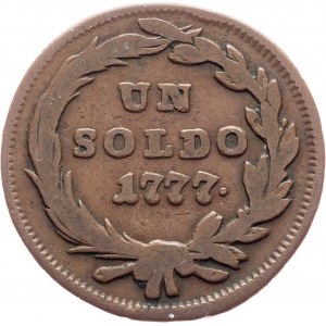 Duchy of Milan, Maria Theresia, 1 Soldo 1777, S