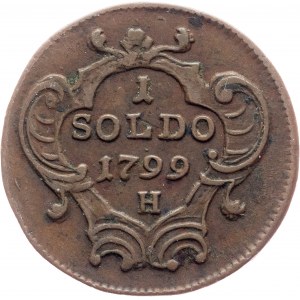 County of Gorizia, Franz I. (II.), 1 Soldo 1799, H