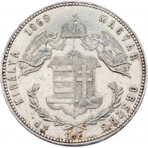 Franz Joseph I., 1 Forint 1869, GYF