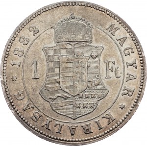 Franz Joseph I., 1 Forint 1882, KB