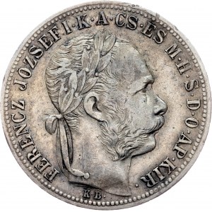 Franz Joseph I., 1 Forint 1882, KB