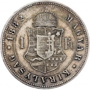 Franz Joseph I., 1 Forint 1882, KB