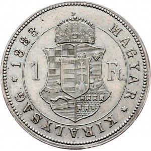 Franz Joseph I., 1 Forint 1883, KB