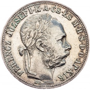 Franz Joseph I., 1 Forint 1883, KB