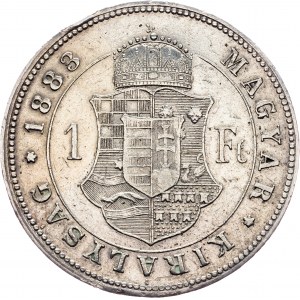 Franz Joseph I., 1 Forint 1883, KB