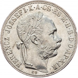 Franz Joseph I., 1 Forint 1884, KB