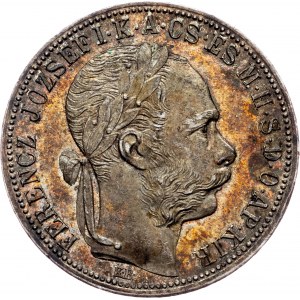 Franz Joseph I., 1 Forint 1888, KB