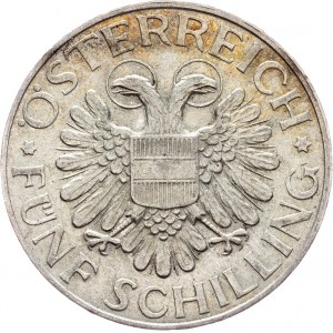 Federal State, 5 Schilling 1934, Vienna