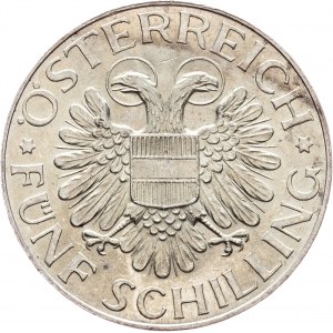 Federal State, 5 Schilling 1934, Vienna