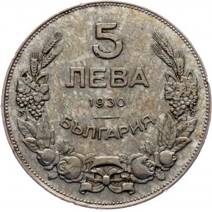 Boris III., 5 Leva 1930