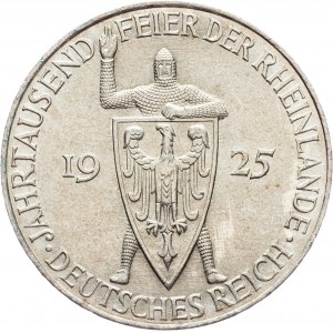 Weimar Republic, 5 Mark 1925, D