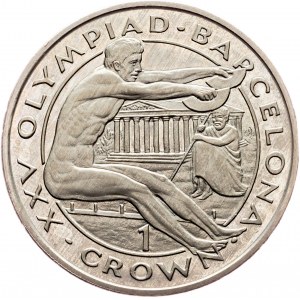 Britische Überseegebiete, 1 Crown 1991, Surrey
