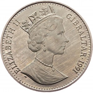 Britische Überseegebiete, 1 Crown 1991, Surrey