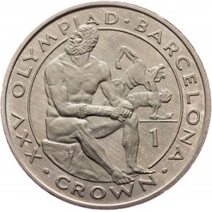 Britische Überseegebiete, 1 Crown 1991, Surrey